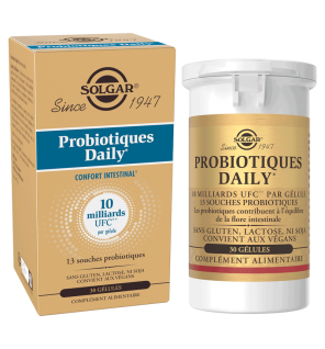Solgar – Probiotiques Daily, 30 gélules végétales