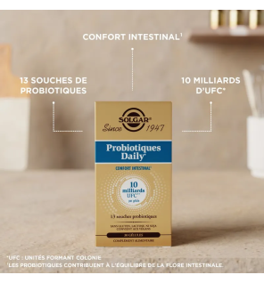 Solgar – Probiotiques Daily, 30 gélules végétales