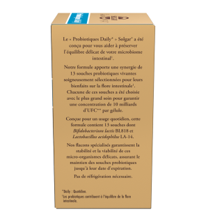 Solgar – Probiotiques Daily, 30 gélules végétales