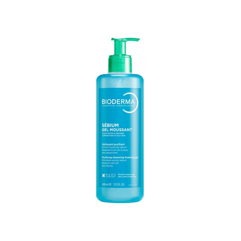 Bioderma – Sébium Gel moussant, 400 ml