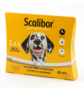 Scalibor – Collier antiparasitaire chien grand, 65 cm