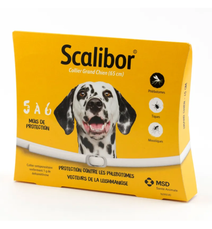 Scalibor – Collier antiparasitaire chien grand, 65 cm