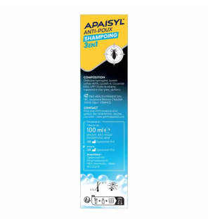 Apaisyl – Shampoing anti-poux 3en1, 100 ml