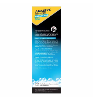 Apaisyl – Shampoing anti-poux 3en1, 200 ml