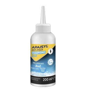 Apaisyl – Shampoing anti-poux 3en1, 200 ml