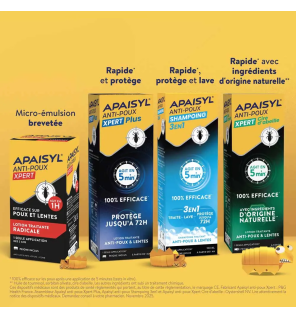 Apaisyl – Shampoing anti-poux 3en1, 200 ml
