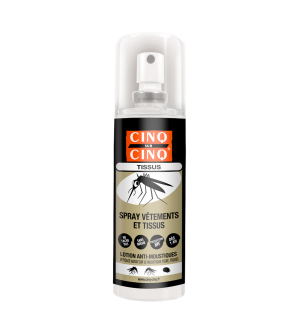 Cinq sur Cinq – Spray Vêtements et Tissus Anti-Moustiques, 100 ml