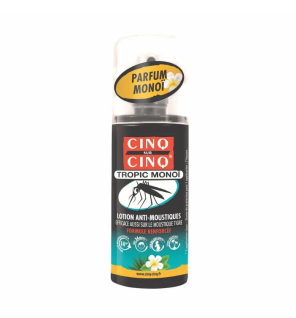 Cinq sur Cinq – Tropic Monoï Lotion Anti-Moustiques, 75 ml