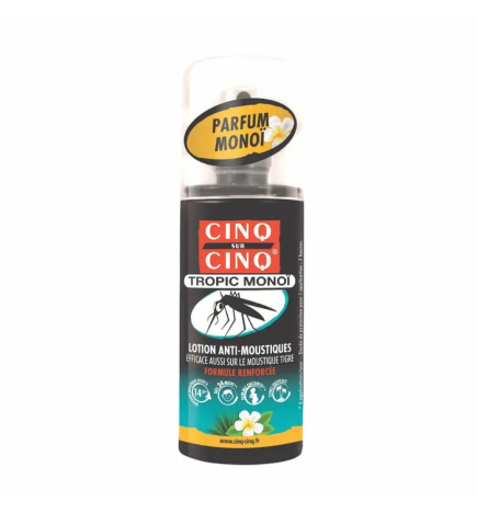 Cinq sur Cinq – Tropic Monoï Lotion Anti-Moustiques, 75 ml