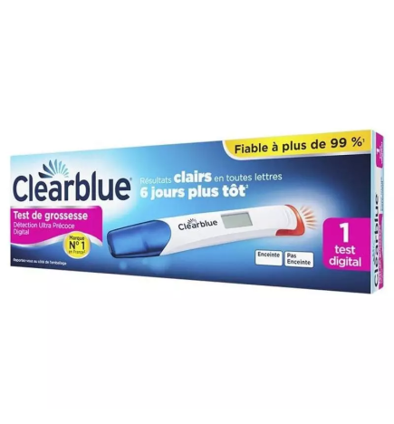 Clearblue  –  Test de grossesse précoce avancé, x1
