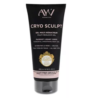 AYV Cosmetics – Cryo Sculpt Gel multi réducteur lissant corps, 200 ml