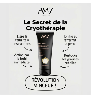 AYV Cosmetics – Cryo Sculpt Gel multi réducteur lissant corps, 200 ml