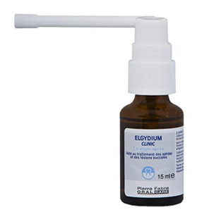 Elgydium – Clinic Cicalium Spray aphtes et lésions buccales, 15 ml