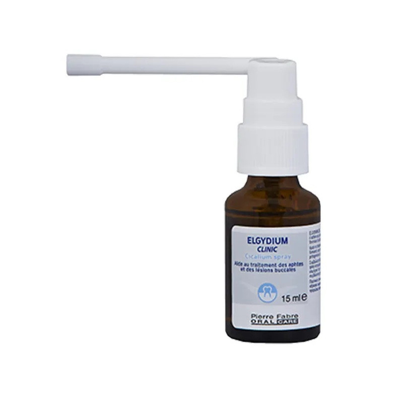 Elgydium – Clinic Cicalium Spray aphtes et lésions buccales, 15 ml