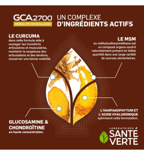 Santé Verte – GCA mobilité articulaire 120 + 60 comprimés