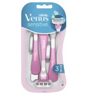 Gillette – Venus Sensitive 3 rasoirs, 3 unités