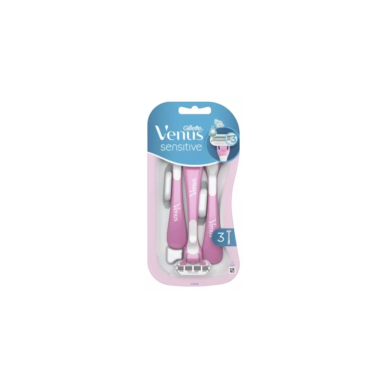 Gillette – Venus Sensitive 3 rasoirs, 3 unités