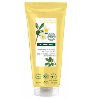 Klorane – Crème douche nutritive au Cupuaçu bio fleur de frangipanier, 200 ml