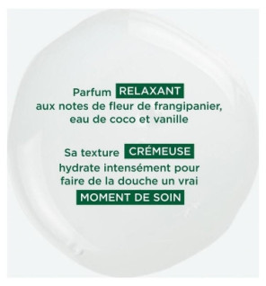 Klorane – Crème douche nutritive au Cupuaçu bio fleur de frangipanier, 200 ml