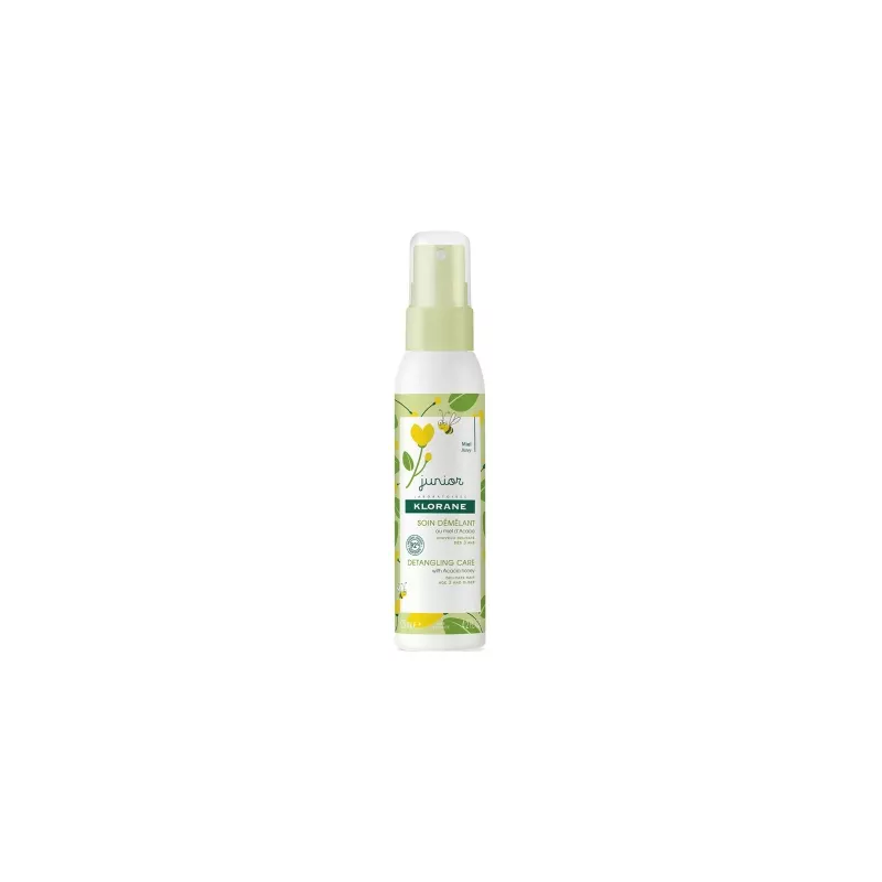 Klorane – Junior soin démêlant spray au miel d’acacia, 125 ml Klorane – Junior soin démêlant spray au miel d’acacia, 125 ml