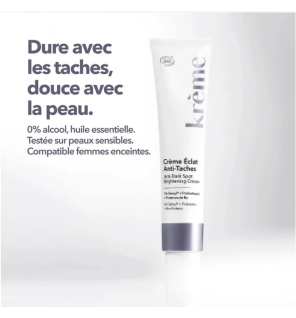 Krème – Crème éclat anti-taches visage peaux sensibles, 50 ml