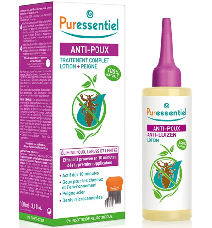 Puressentiel Anti-poux Lotion 100 ml + Peigne