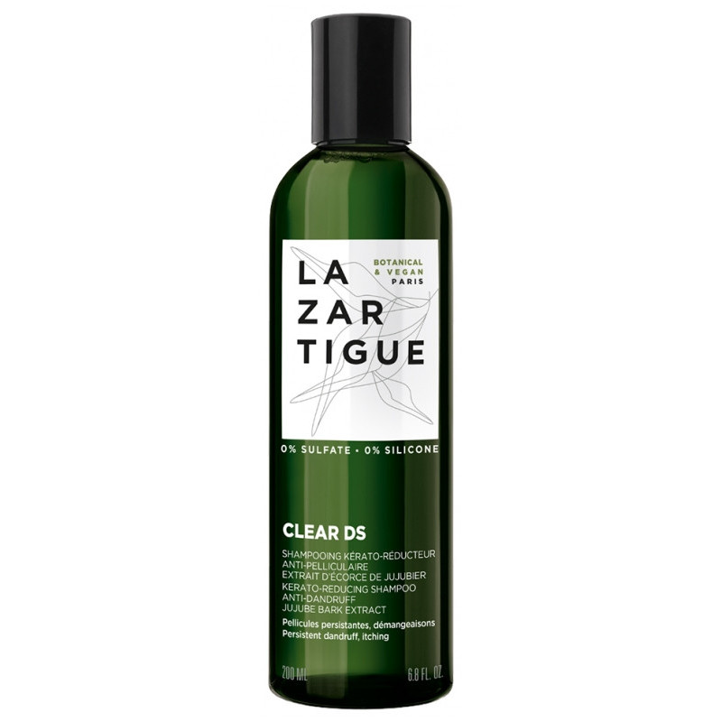 Lazartigue – Clear DS Shampoing Kérato-Réducteur Anti-Pelliculaire, 200 ml