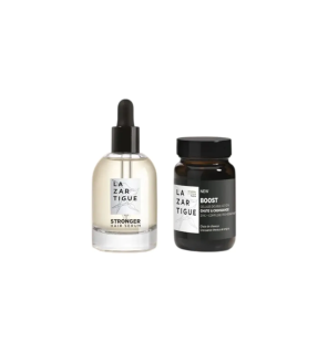 Lazartigue – Coffret Sérum Anti-Chute Réactionnelle + Gélules Double Action, 50 ml + 30 gélules