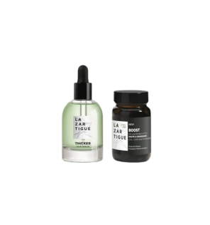 Lazartigue – Coffret Thicker Sérum Anti-Chute + Boost Gélules, 50 ml + 30 gélules