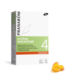 Pranarôm – Oléocaps+ 4 Système immunitaire, 30 capsules