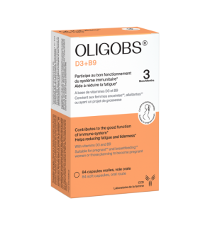 Oligobs – D3+B9, 84 capsules
