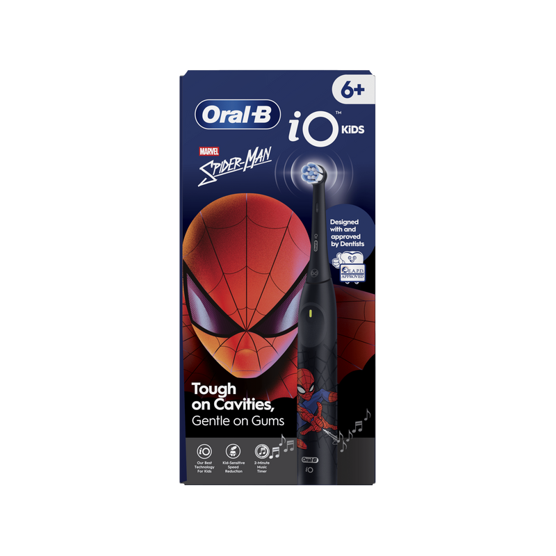 Oral-B – Brosse à dents électrique iO Kids Marvel Spiderman, 1 brossette