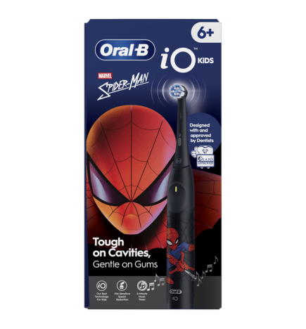 Oral-B – Brosse à dents électrique iO Kids Marvel Spiderman, 1 brossette