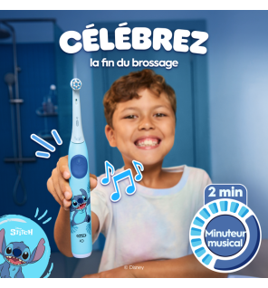 Oral-B – Brosse à dents électrique iO Kids Disney Stitch, 1 brossette