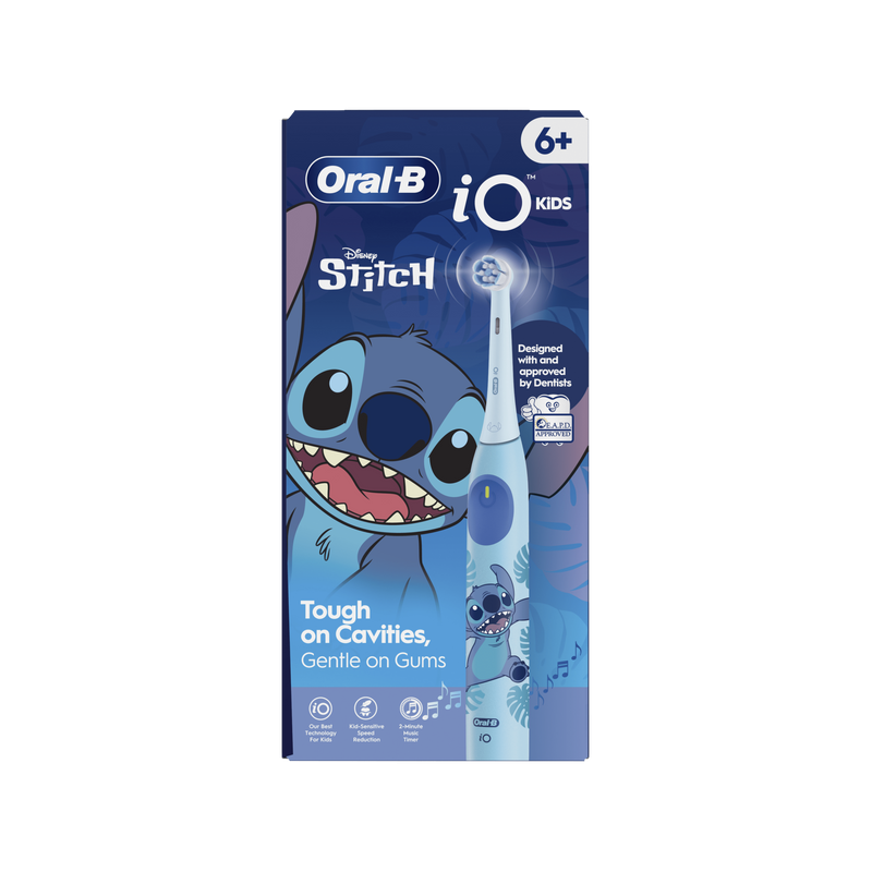 Oral-B – Brosse à dents électrique iO Kids Disney Stitch, 1 brossette