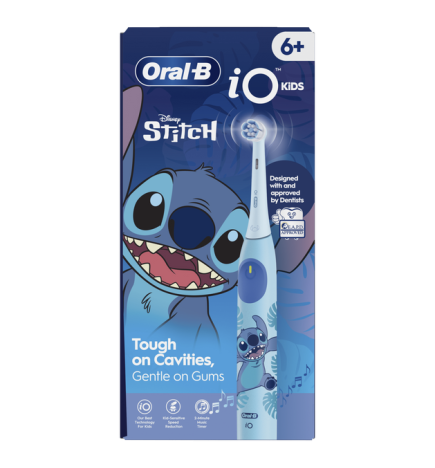 Oral-B – Brosse à dents électrique iO Kids Disney Stitch, 1 brossette