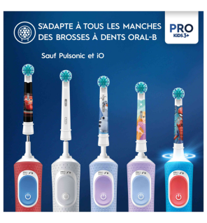 Oral-B – Brossettes Pro Kids Spiderman, pack de 2 unités