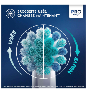 Oral-B – Brossettes iO Kids Disney Stitch, pack de 3 unités