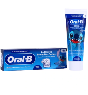 Oral-B – Dentifrice Junior Protection Caries Stitch 6+, 75 ml