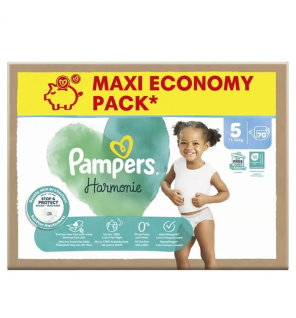 Pampers – Harmonie Couches Taille 5, 70 unités