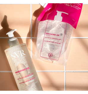 SVR – Sensifine AR Eau Micellaire Anti-Rougeurs Nettoyante et Démaquillante, 100 ml