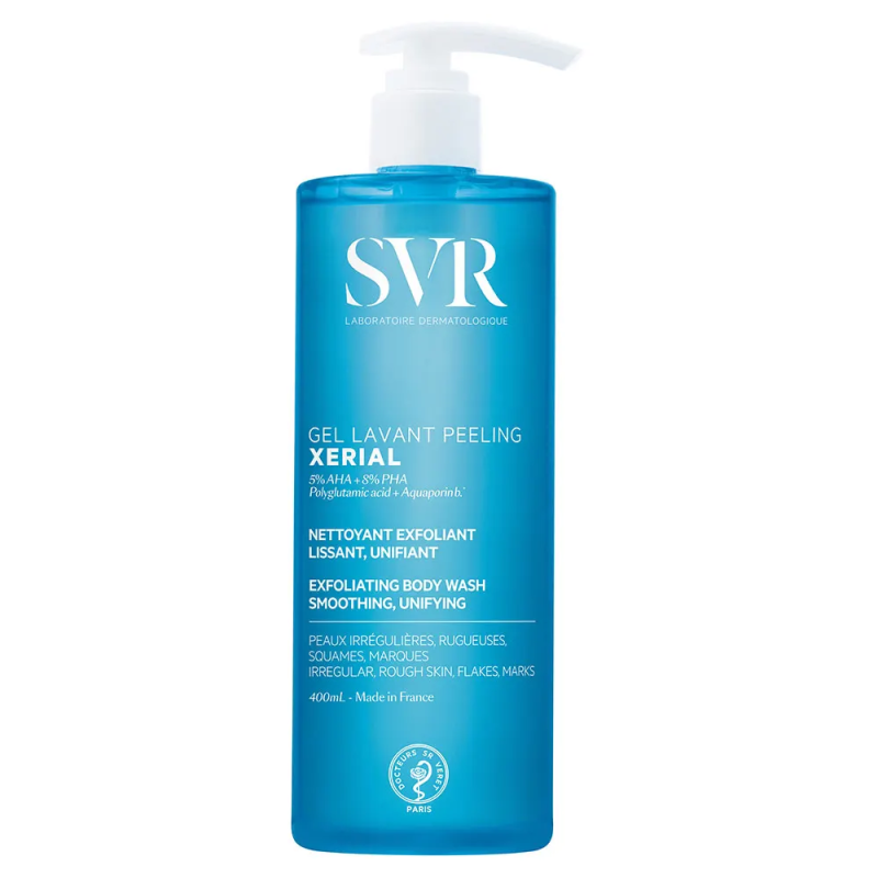 SVR – Xerial Gel Lavant Peeling, 400 ml