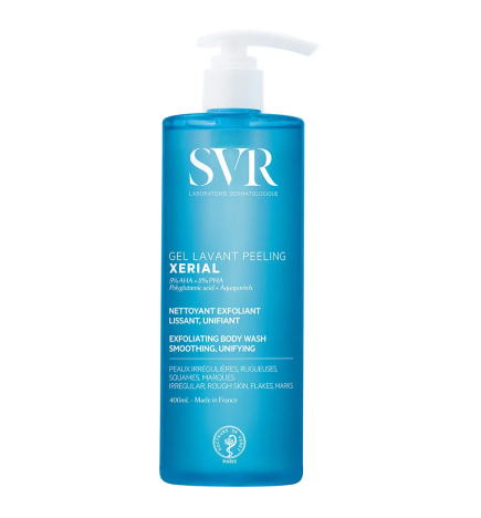 SVR – Xerial Gel Lavant Peeling, 400 ml