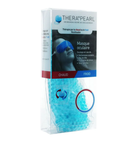 TheraPearl – Masque oculaire chaud/froid, 22,9 x 7 cm