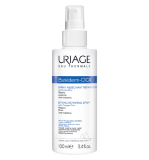 Uriage – Bariéderm-Cica Spray asséchant réparateur Cuivre-Zinc, 100 ml