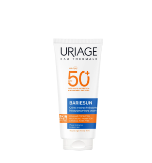 Uriage – Bariésun Crème solaire minérale hydratante SPF50+ visage et corps, 100 ml