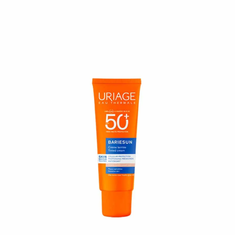 Uriage – Bariésun Crème teintée SPF50+ teinte claire visage, 50 ml