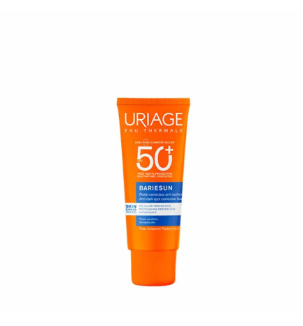 Uriage – Bariésun fluide correcteur anti-taches SPF50+ visage, 40 ml