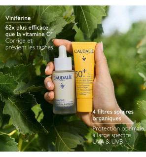 Caudalie – Coffret Vinoperfect duo éclat anti-taches sérum & fluide SPF50+, 30 ml + 20 ml