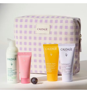 Caudalie – Trousse les essentiels soins visage et corps, 4 formats voyage